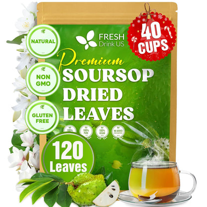 Premium Soursop Leaves Tea bags, Dried Soursop Leaves, Soursop Leaf Powder, Guanabana Leaves Tea, Hoja Guanabana Tea