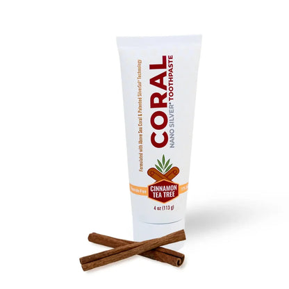 Fluoride Free Cinnamon Toothpaste with Nano Silver & Xylitol