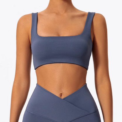 Hearuisavy Summer High Quality Sports Bra Push Up High Impact Gym Underwear Women Breathable Yoga Clothes Fitness Workout Top