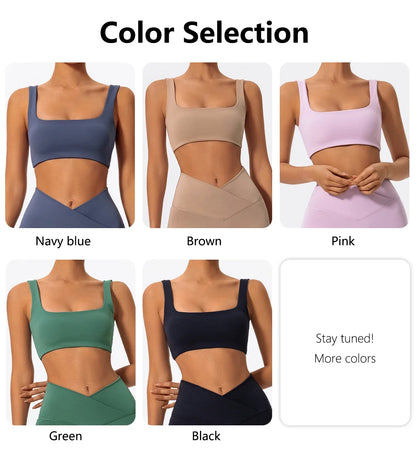 Hearuisavy Summer High Quality Sports Bra Push Up High Impact Gym Underwear Women Breathable Yoga Clothes Fitness Workout Top