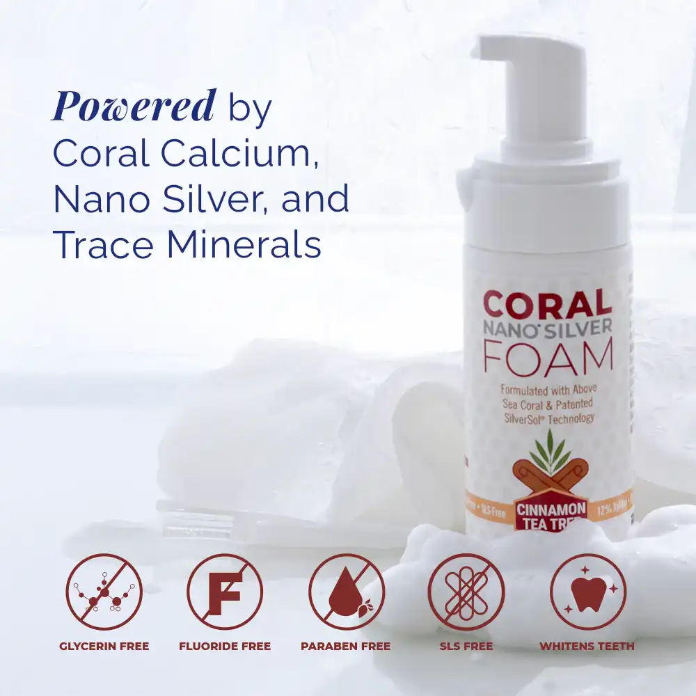 Fluoride-Free Foaming Cinnamon Toothpaste with Xylitol & Nano Silver