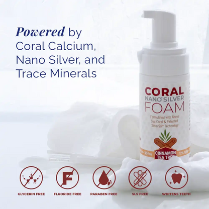 Fluoride-Free Foaming Cinnamon Toothpaste with Xylitol & Nano Silver
