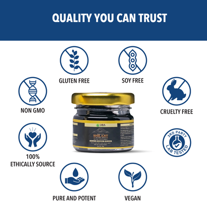 SIBA Himalayan Shilajit Resin – Pure Mineral Extract