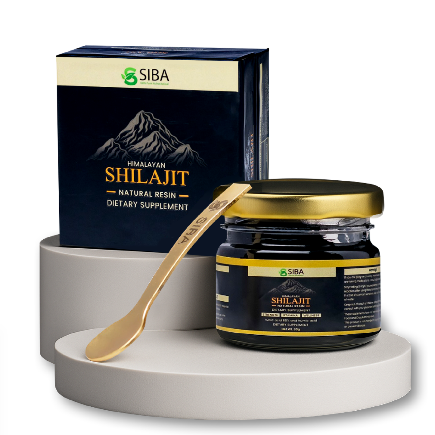 SIBA Himalayan Shilajit Resin – Pure Mineral Extract